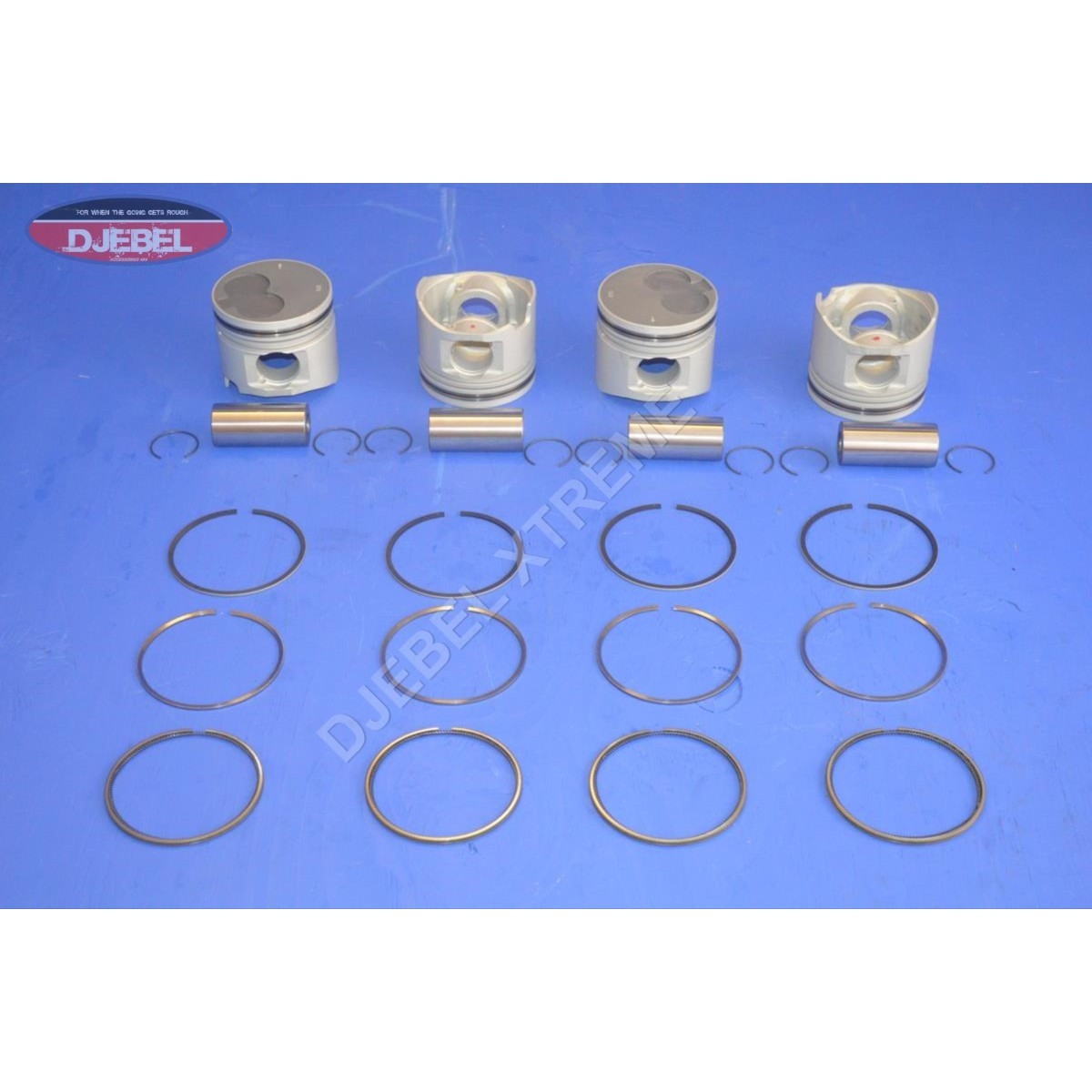 KIT 4 PISTONS COMPLET COTE STANDARD