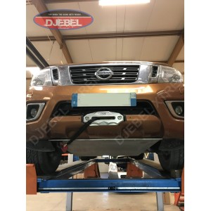 Blindage sabot avant en aluminium 8 mm DJEBEL Xtreme pour Navara NP300 D23