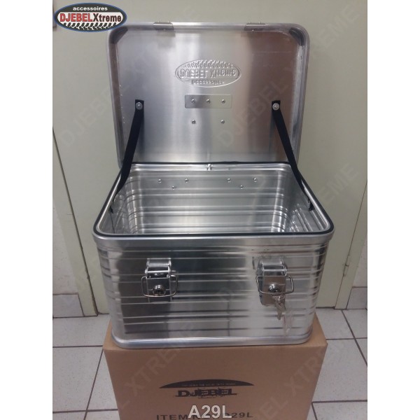 Malle cantine de rangement 80 cm finition nacrée TRAVELING pas cher