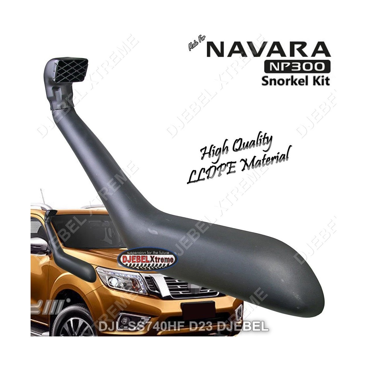 Snorkel DJEBELXTREME NISSAN D23 NP300, Renault Alaska , Mercedes pick up 