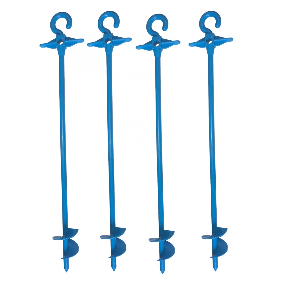 PIQUETS PLASTIQUE CAMPING BLUE SCREW 32 CM