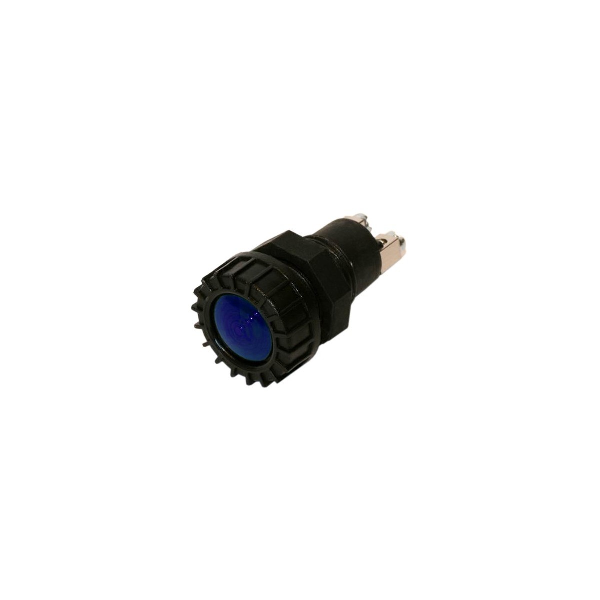 VOYANT BLEU A FACE LARGE 12V/2W