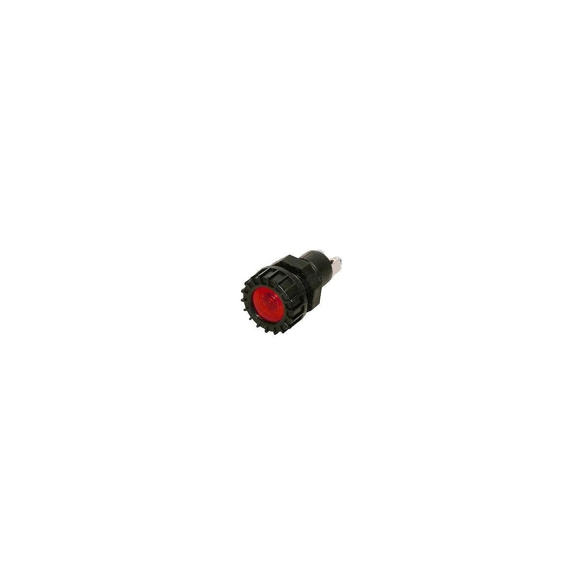 VOYANT ROUGE A FACE LARGE 12V/2W