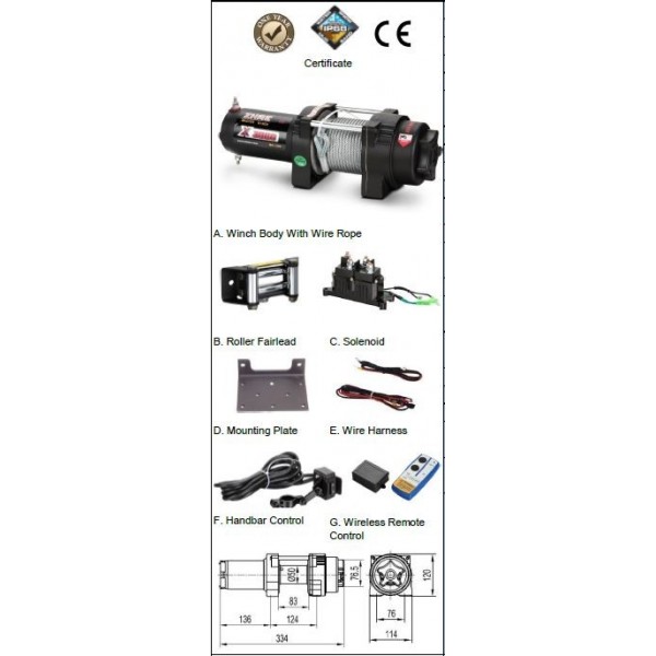 TREUIL DJEBEL- PERFORMANCE 1T3 CABLE ACIER + RADIO