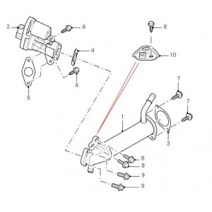 JOINT VANNE EGR DEFENDER TD4