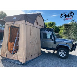 TENTE DE TOIT DJEBELXtreme 180TT plus NEW STYLE BROWN Avec Annexe 