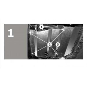 BLINDAGE AVANT AFN (OPTION DE LA PLATINE TREUIL)