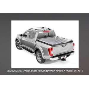 ELARGISSEUR D'AILES NISSAN NAVARA NP300 2016+ DOUBLE CAB NISSAN NAVARA NP300