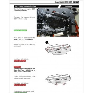 PROTECTION INTERCOOLER / RADIATEUR by AFN NISSAN NAVARRA NP300 D23