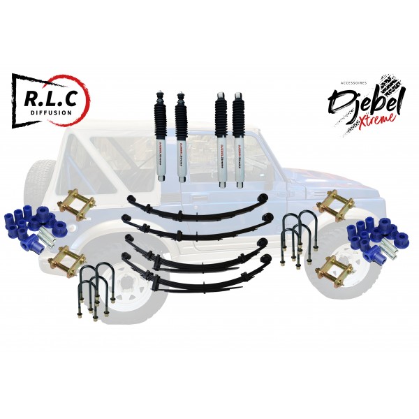 KIT SUSPENSION +5 COMPLET SUZUKI SANTANA SAMOURAI 410/413