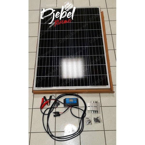 PANNEAU SOLAIRE 100W + REGULATEUR DjebelXtreme