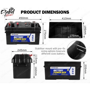 Cosse écrou papillon m8 (-) à batterie voiture câble 16/35 mm²