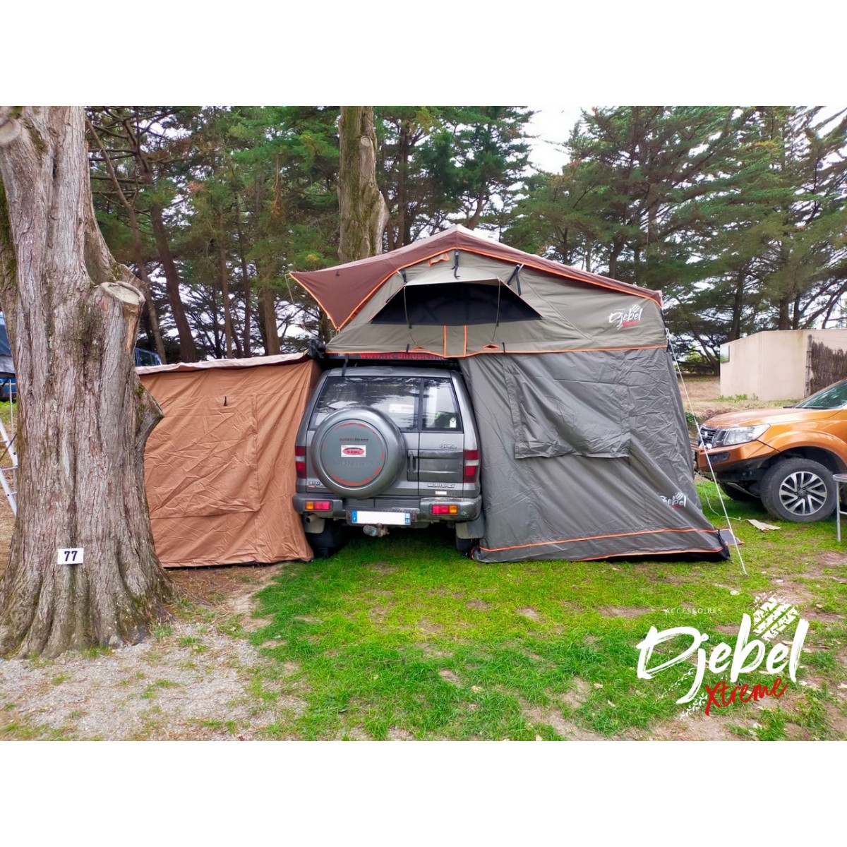 Tente de toit DJEBELXtreme ALASKA 160TT + (AVEC ANNEXE)