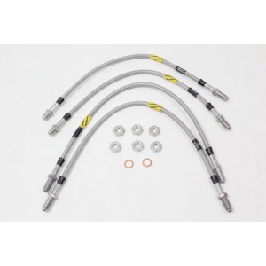 KIT 4 FLEXIBLES DE FREIN DEF 90/110 99-2004 +40MM