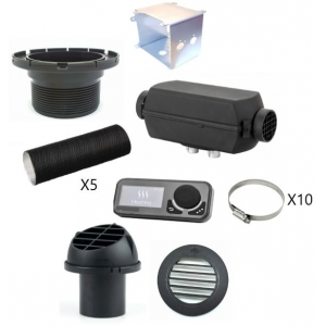 KIT COMPLET CHAUFFAGE AVEC THERMOSTAT