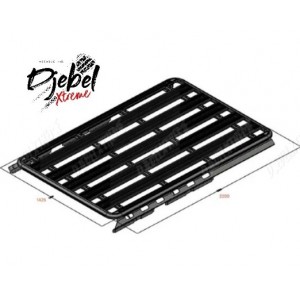 GALERIE ALUMINIUM DJEBELXTREME  220X142 JEEP WRANGLER JK 4 portes