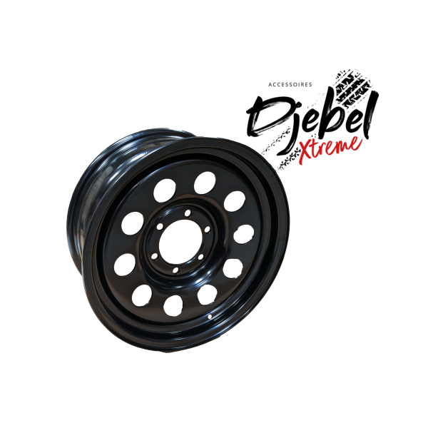 Jante acier Modular noire DJEBEL Xtreme 7x16 6x139,7 ET 0