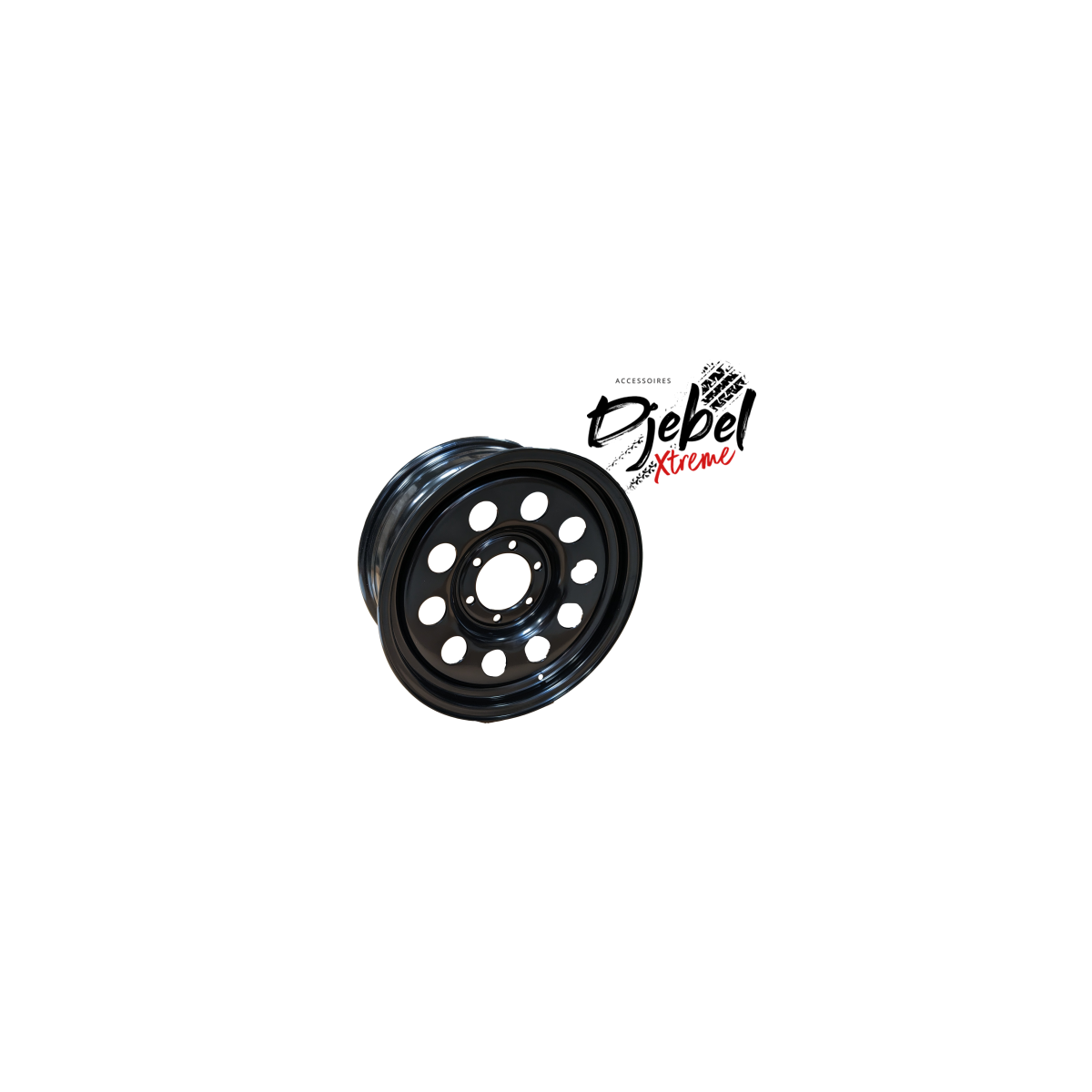 Jante acier Modular noire DJEBEL Xtreme 7x16 6x139,7 ET 0