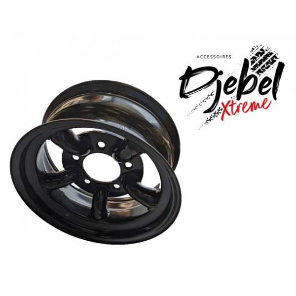 Jante acier type Match 5 DJEBEL Xtreme 7x16 ET-28 pour Defender, Discovery I et Range Rover Classic