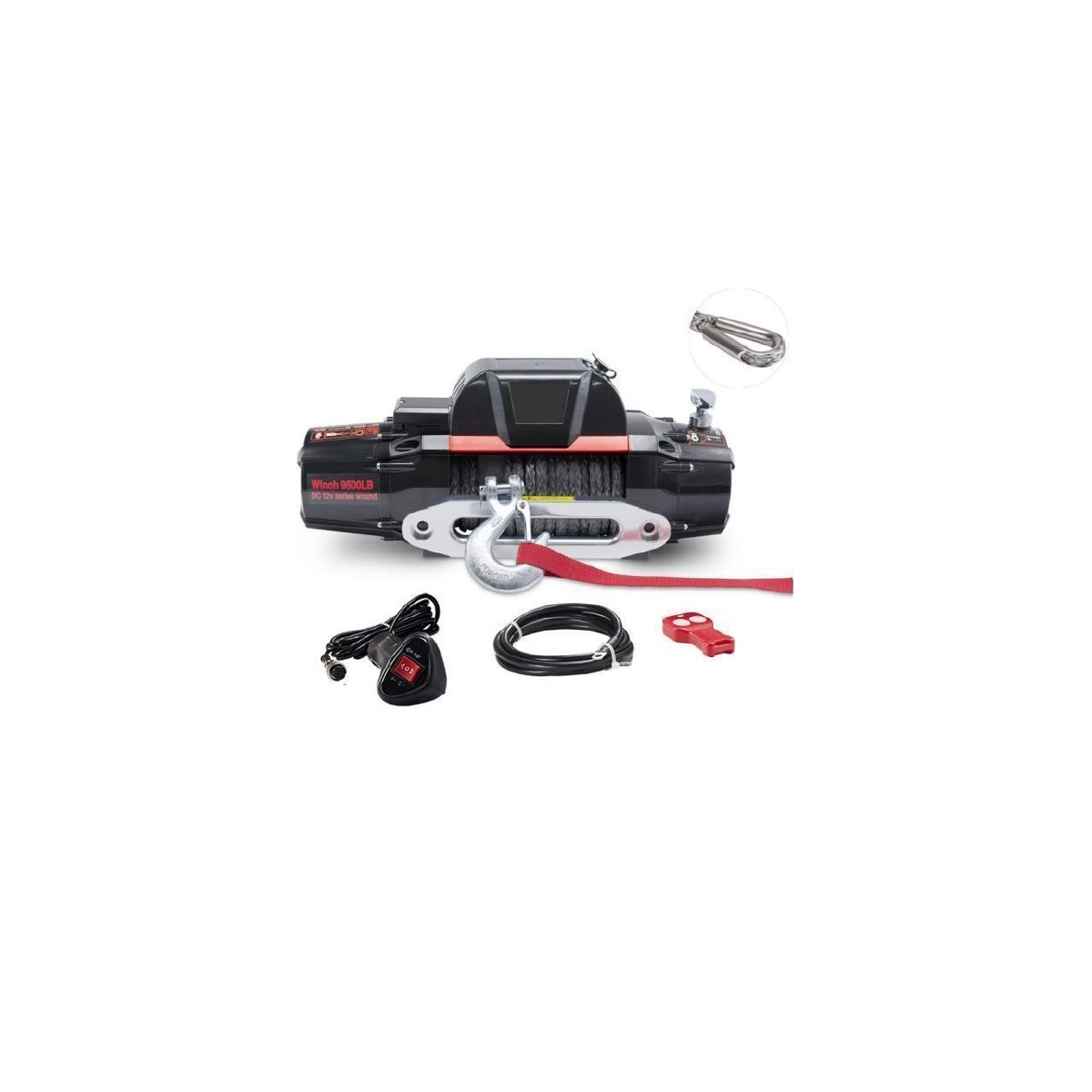 Treuil DJEBEL Xtreme Ultima 4T300 avec corde plasma intégrée