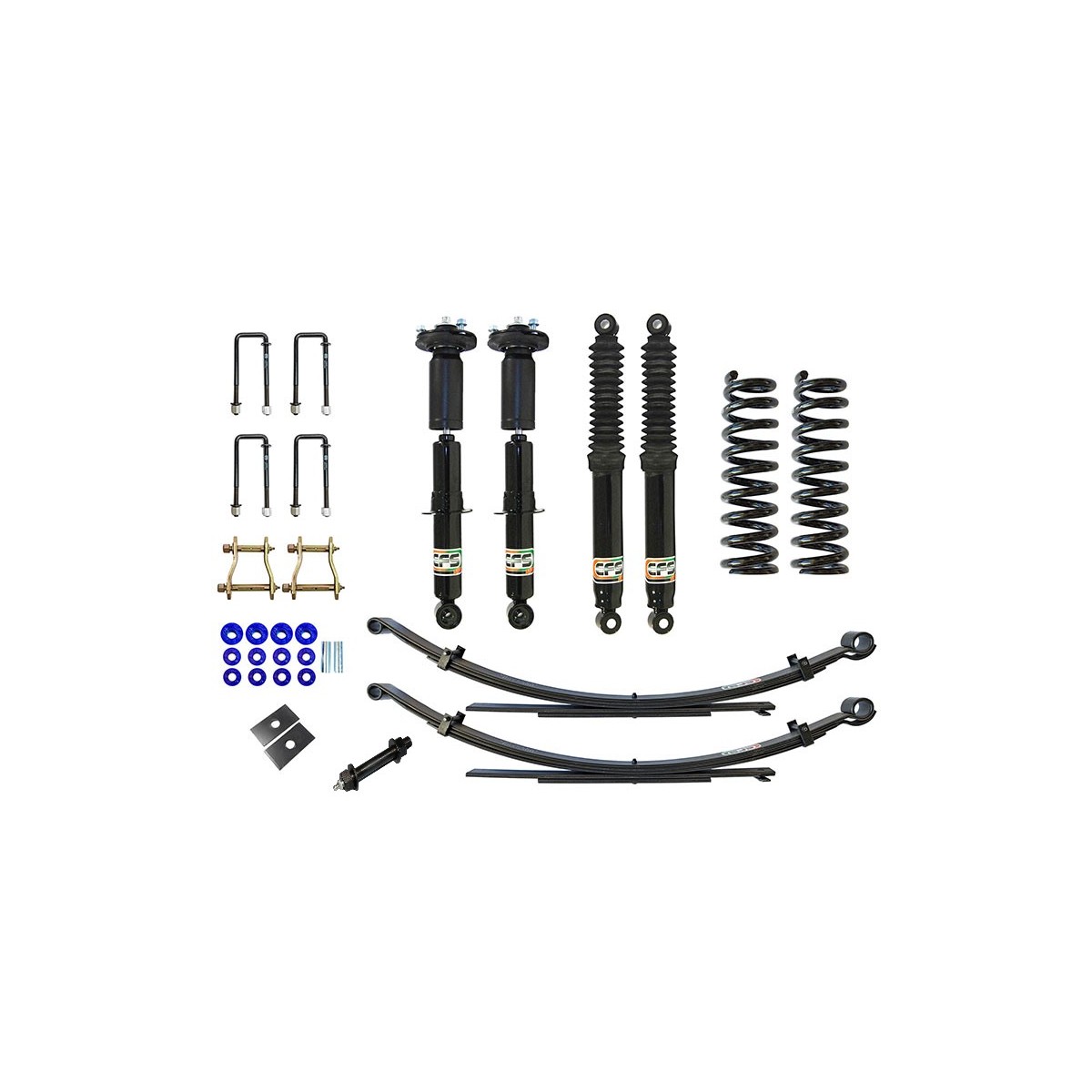 KIT SUSPENSION EFS ISUZU DMAX 2012-2020 45MM ELITE CHARGE LEGERE