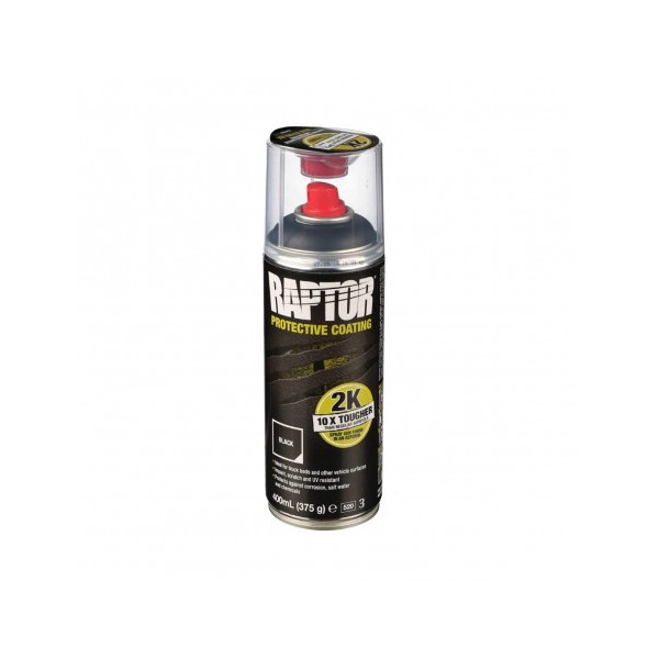 BOMBE PEINTURE RAPTOR NOIR 400 ML