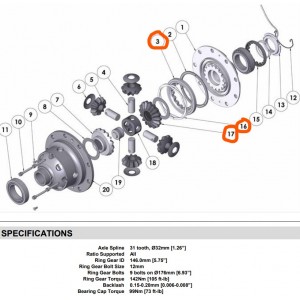 KIT CRABOT + RESSORT RD136 ( N3 et N17) NISSAN PATROL