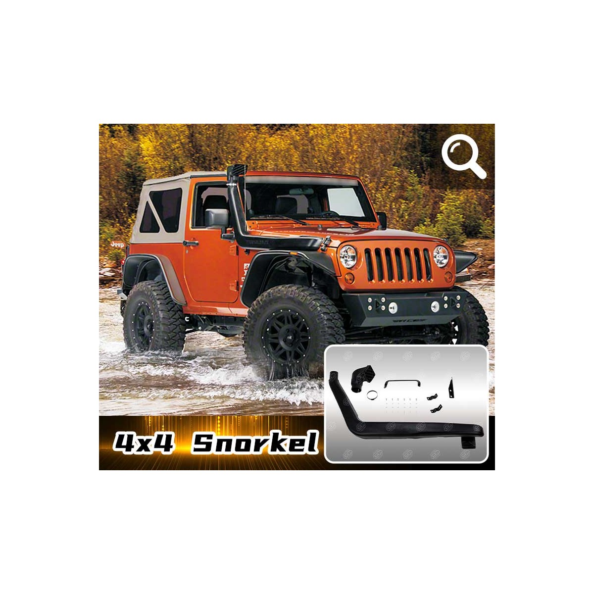Snorkel DJEBEL Xtreme Jeep Wrangler JK 2.8 CRD / 3.8 V6
