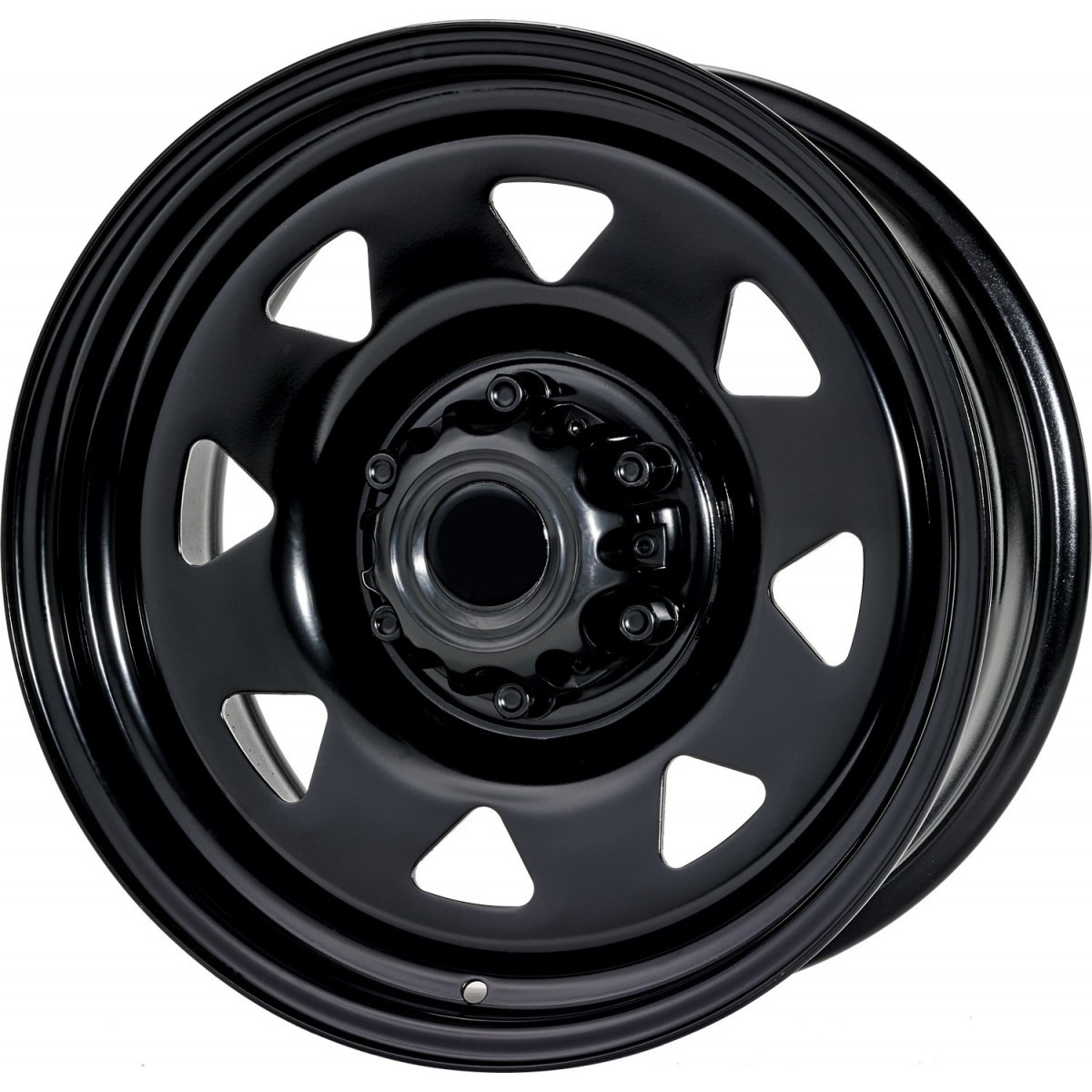 JANTE ACIER TRIANGULAR BLACK 8X16 5x150 ET+20 HDJ100 DJEBELXTREME