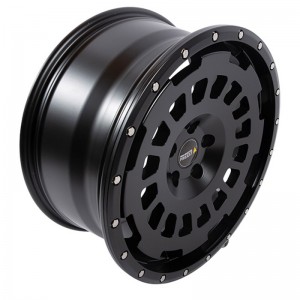 JANTE RENFORCE TWIN-MONOTUBE-PROJEKT-AT-HD 8.5X18 POUCES NOIR MAT