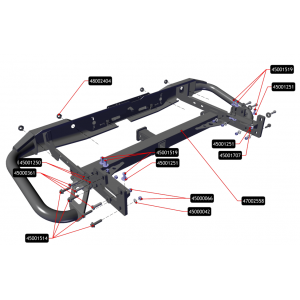 Pare-chocs arrière avec structure de remorquage renforcée hilux revo 2021 Pare-chocs arrière avec structure de remorquage renforcée hilux revo 2021