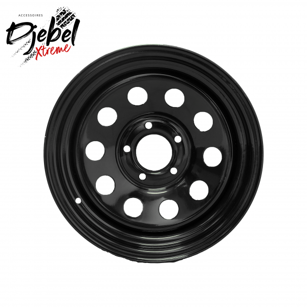 JANTE ACIER JEEP JK MODULAR BLACK 8X16 DEPORT +10 de face