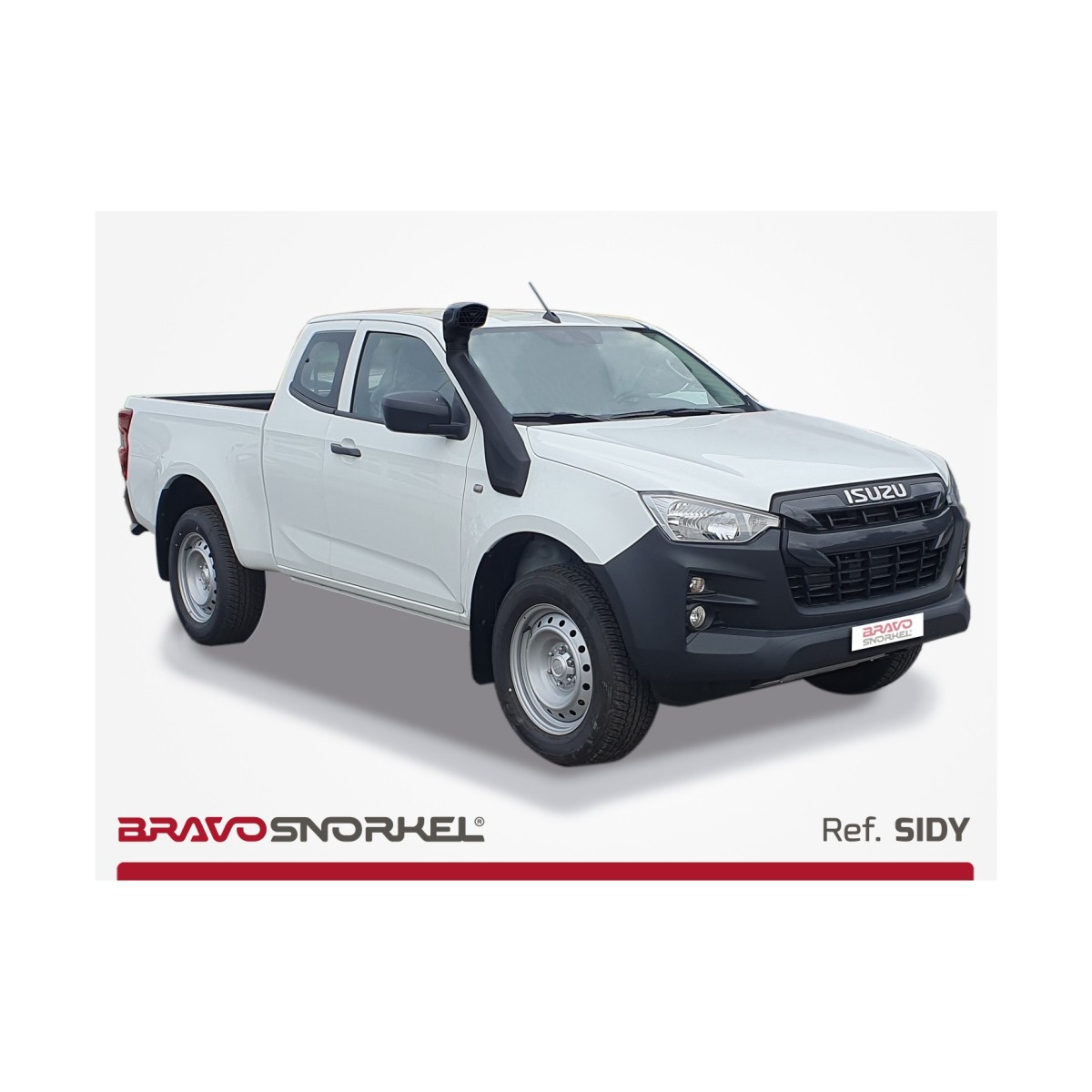 SNORKEL BRAVO POUR ISUZU D-MAX (2020-) AVEC PHARES HALOGENES