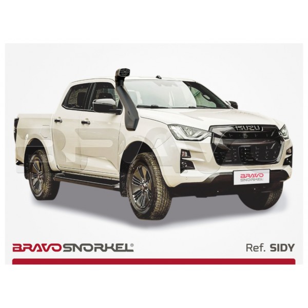 SNORKEL BRAVO POUR ISUZU D-MAX (2020-) AVEC PHARES LED
