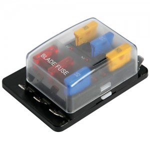 Boîte porte fusibles avec témoins d'alerte 4 pieces