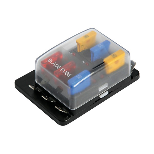 Boîte porte fusibles avec témoins d'alerte 4 pieces