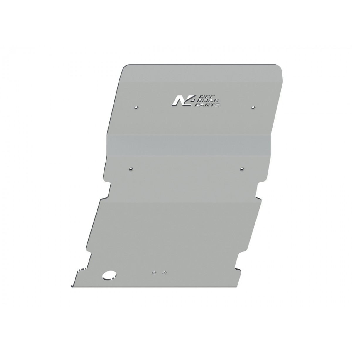 Ski de protection avant en aluminium de 8mm pour Mitsubishi L200 après 2015 et Fiat Fullback