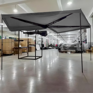 AUVENT ORBITAL 270° XL AUTOPORTANT GRIS 230CM + LED INTÉGRÉES – CÔTÉ GAUCHE – DJEBELXTREME