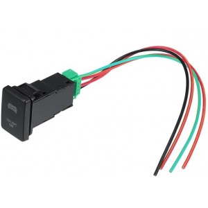 Interrupteur à bouton-poussoir à barre LED avec fil de connexion pour Toyota