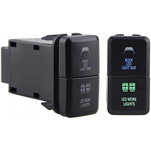 Double d'interrupteur d'éclairage pour Toyota