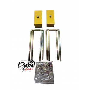 KIT REHAUSSE +45mm LAMES ARRIERES MITSUBISHI L200 DID TRITON jusqu'à 06-2014