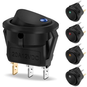 Interrupteur à bascule rond