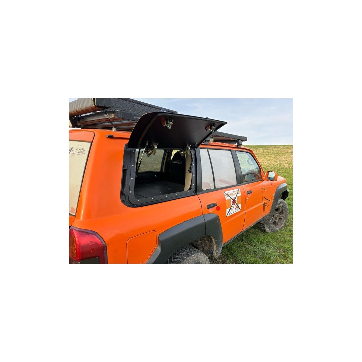 Fenêtre Gullwing aluminium gauche Y61 long