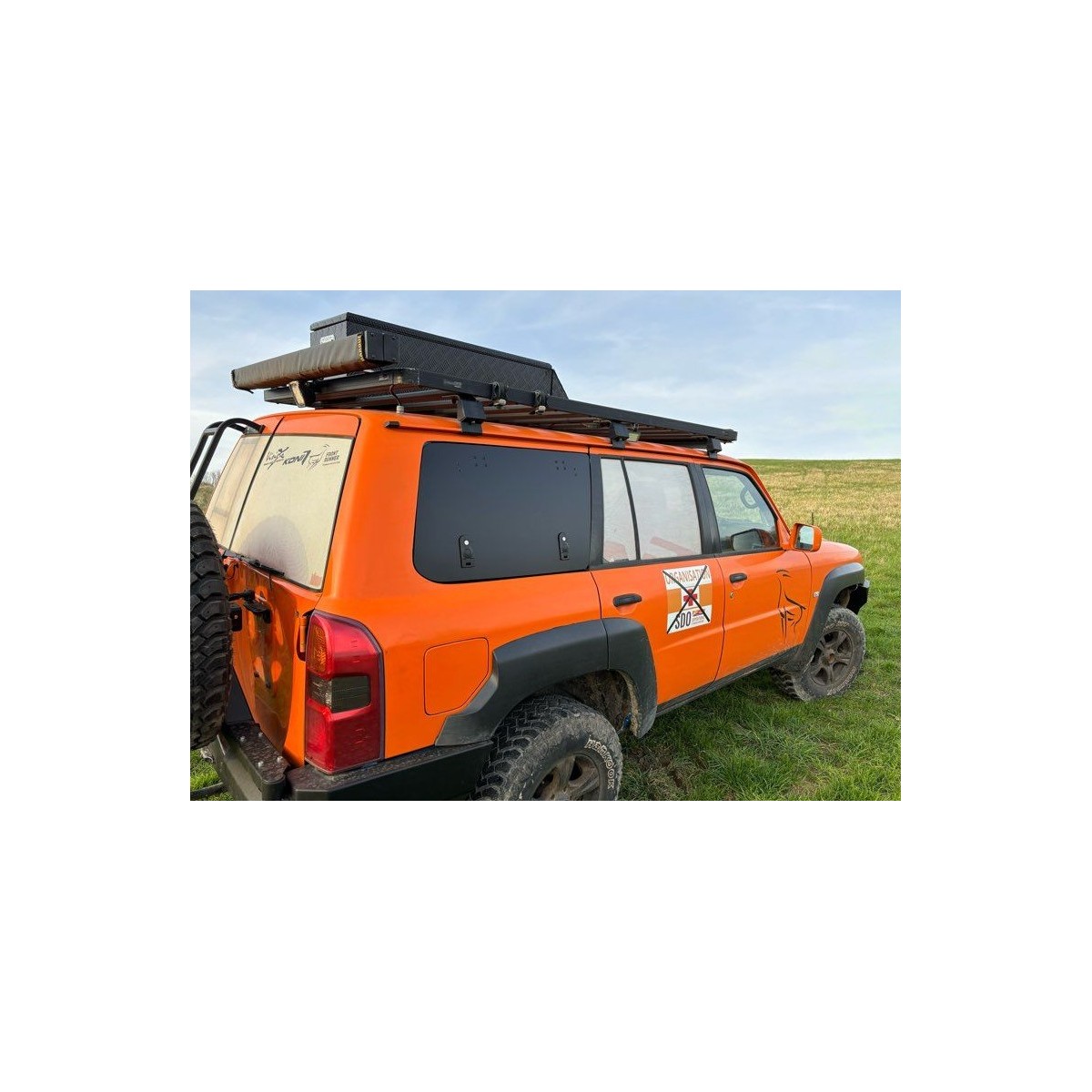 Fenêtre Gullwing aluminium gauche Y61 long