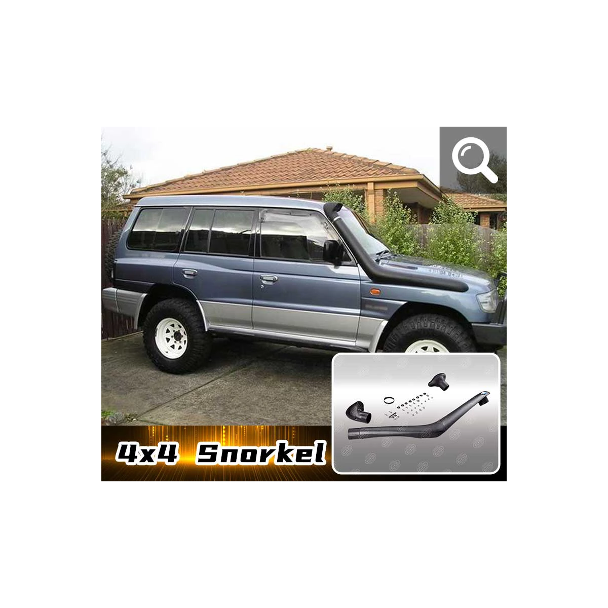 Snorkel DJEBELXTREME MITSUBISHI PAJERO MONTERO de 1991 à 2004 AILES LARGES