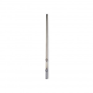 RAIL AERO 150CM LONG + 2 PIONS AVEC ANNEAU