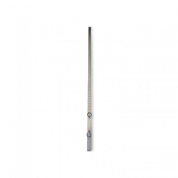 RAIL AERO 150CM LONG + 2 PIONS AVEC ANNEAU