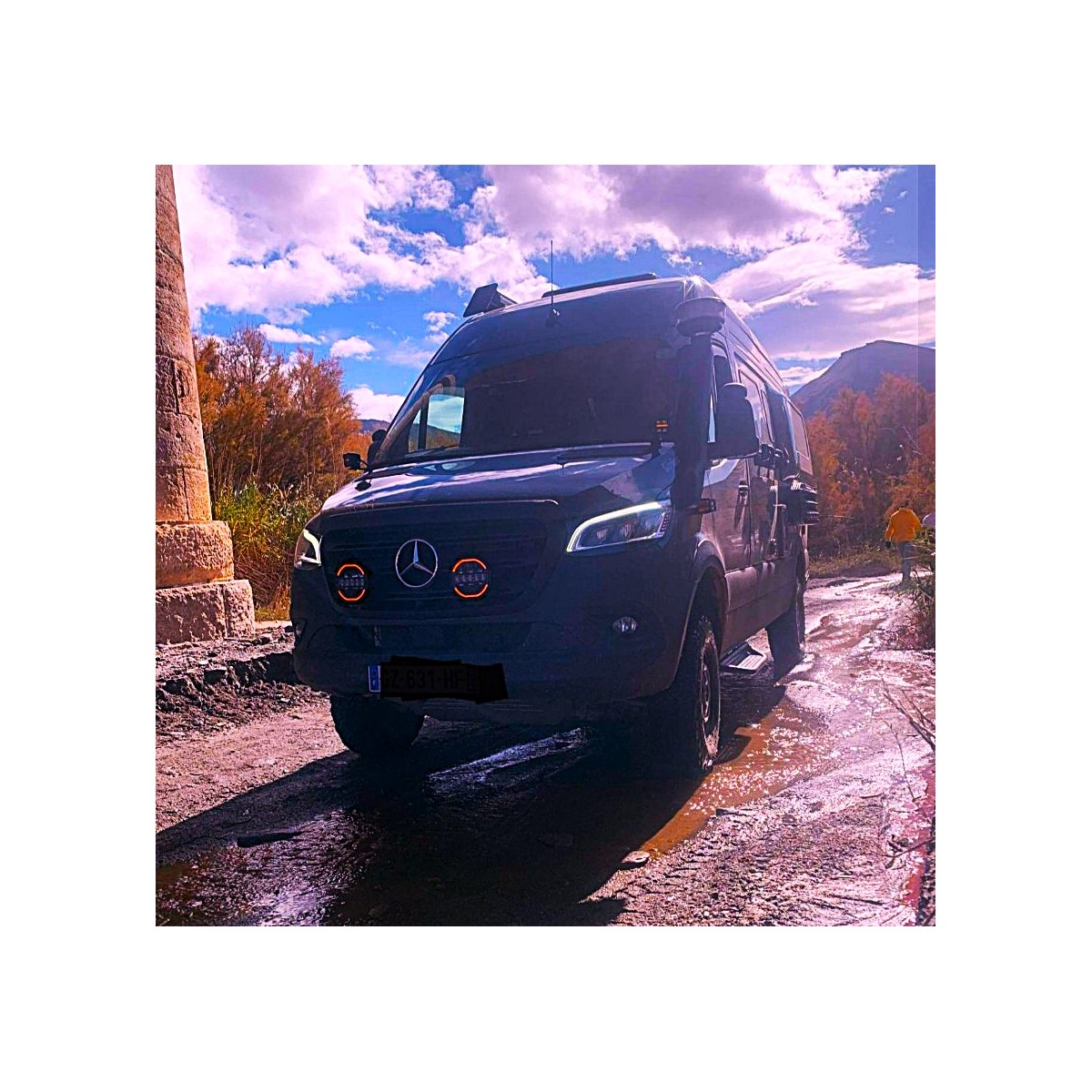 PHARE ROND 7'' DYNAMIC LED 90W DJEBELXTREME