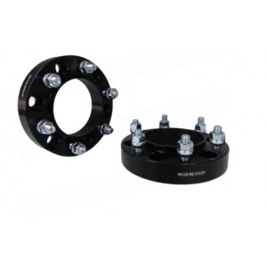 2 ELARGISSEURS DE VOIE AVEC CENTREUR ALU BLACK