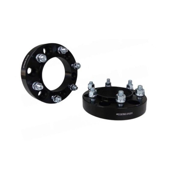 2 ELARGISSEURS DE VOIE AVEC CENTREUR ALU BLACK